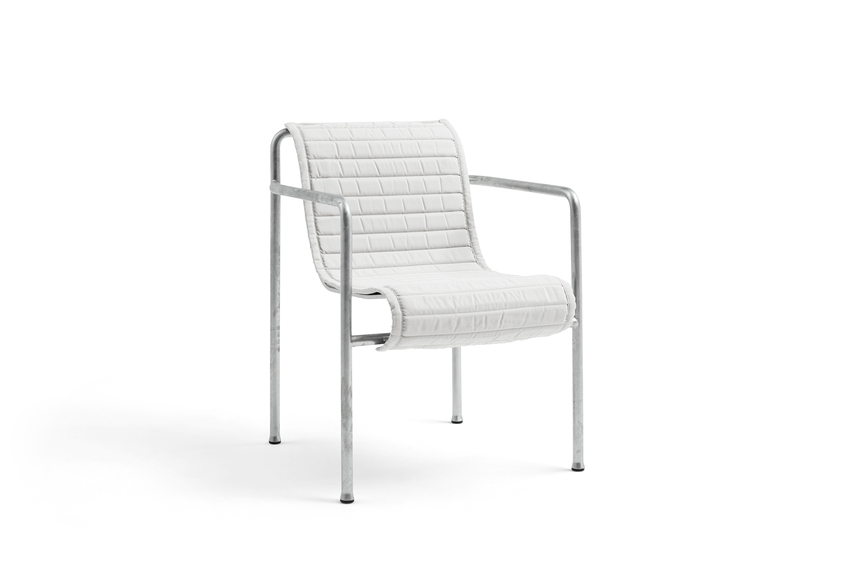 HAY Palissade Dining Armchair hot galvanised steel - Image 3