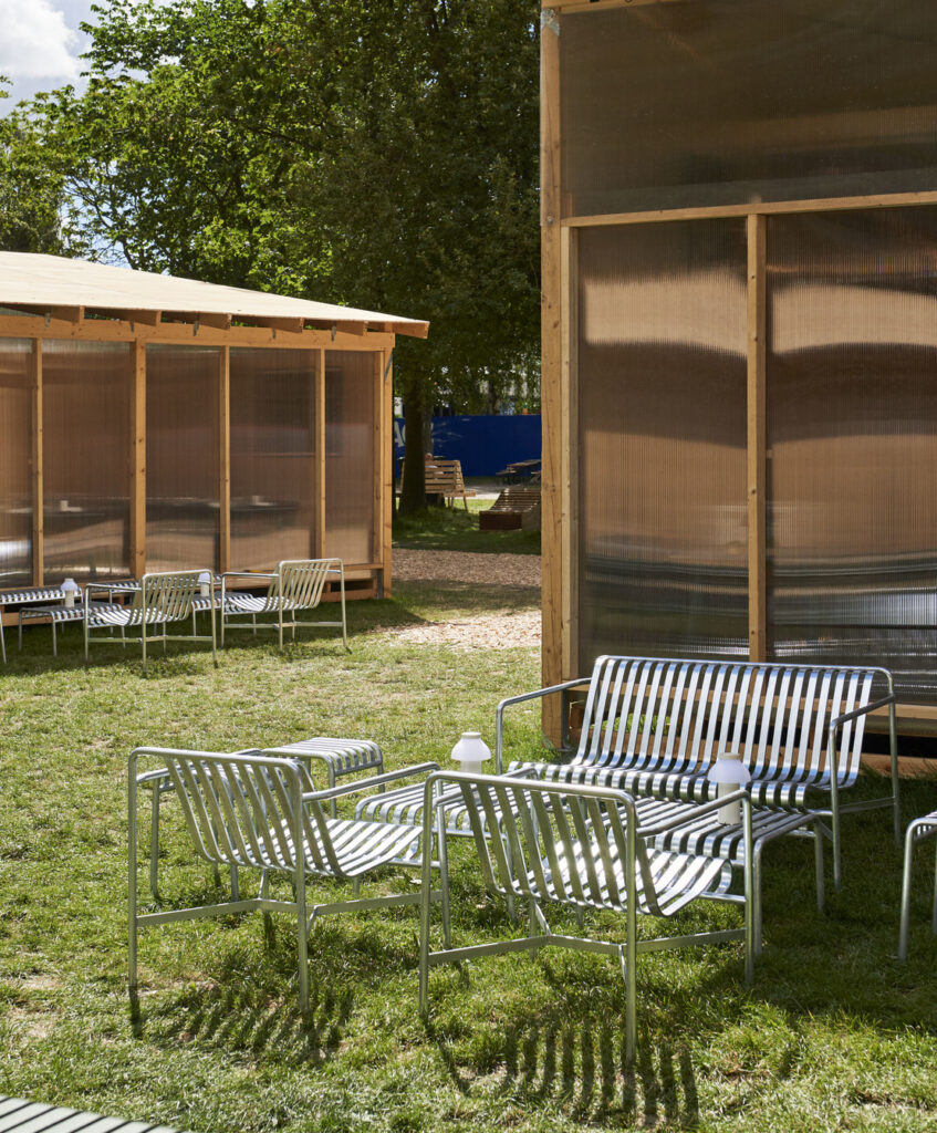 HAY Palissade Lounge Chair Low, hot galvanised steel - Image 6