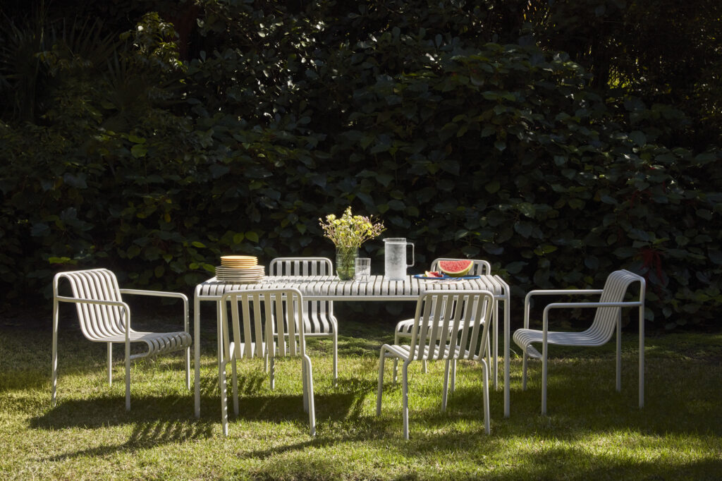 HAY Palissade Table 90 x 170, hot galvanised steel - Image 4