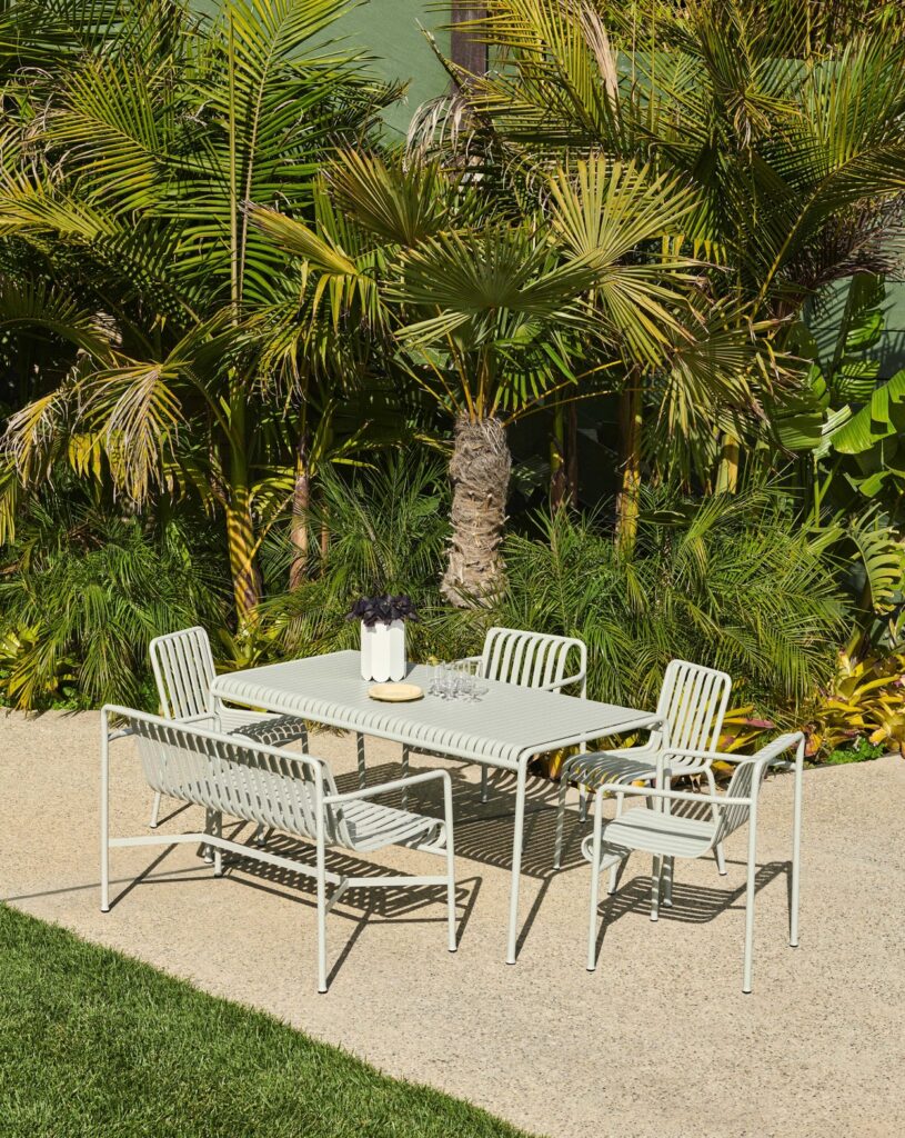 HAY Palissade Table 90 x 170, hot galvanised steel - Image 3